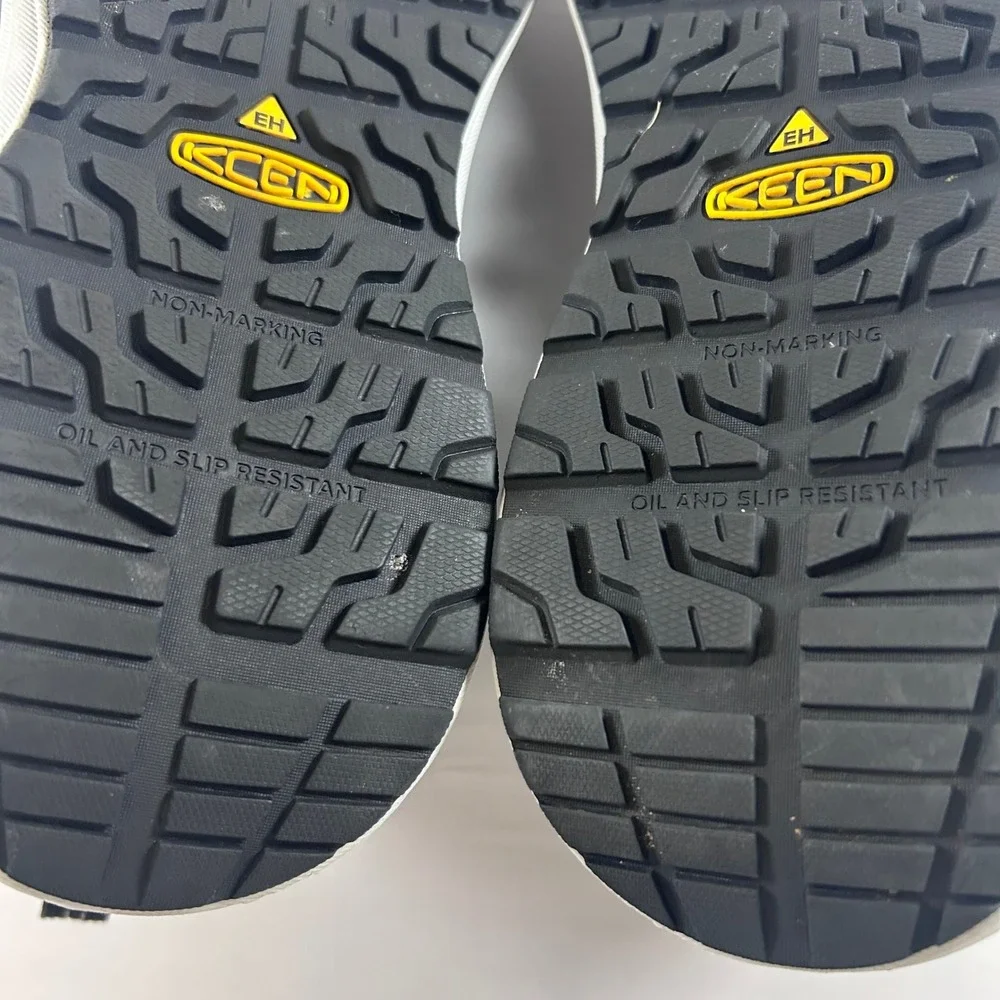 KEEN Utility Vista Energy Mid Work Boots Mens 14D Black Carbon Fiber Toe